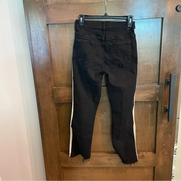 MOTHER
Insider Striped Crop Step-Hem Fray Jeans in Guilty‎ Racer - Picture 5 of 10